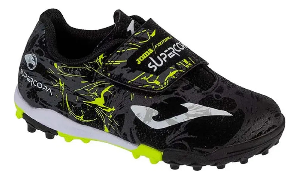 TENIS DE FUTBOL JOMA SUPER COPA JR 2401 BLACK TURF