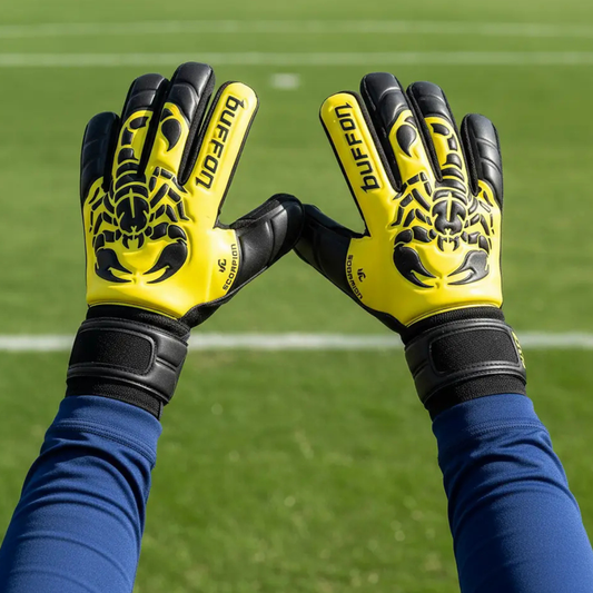 GUANTES DE PORTERO BUFFON PROTO ESCORPION AMARILLO/NEGRO/NEGRO