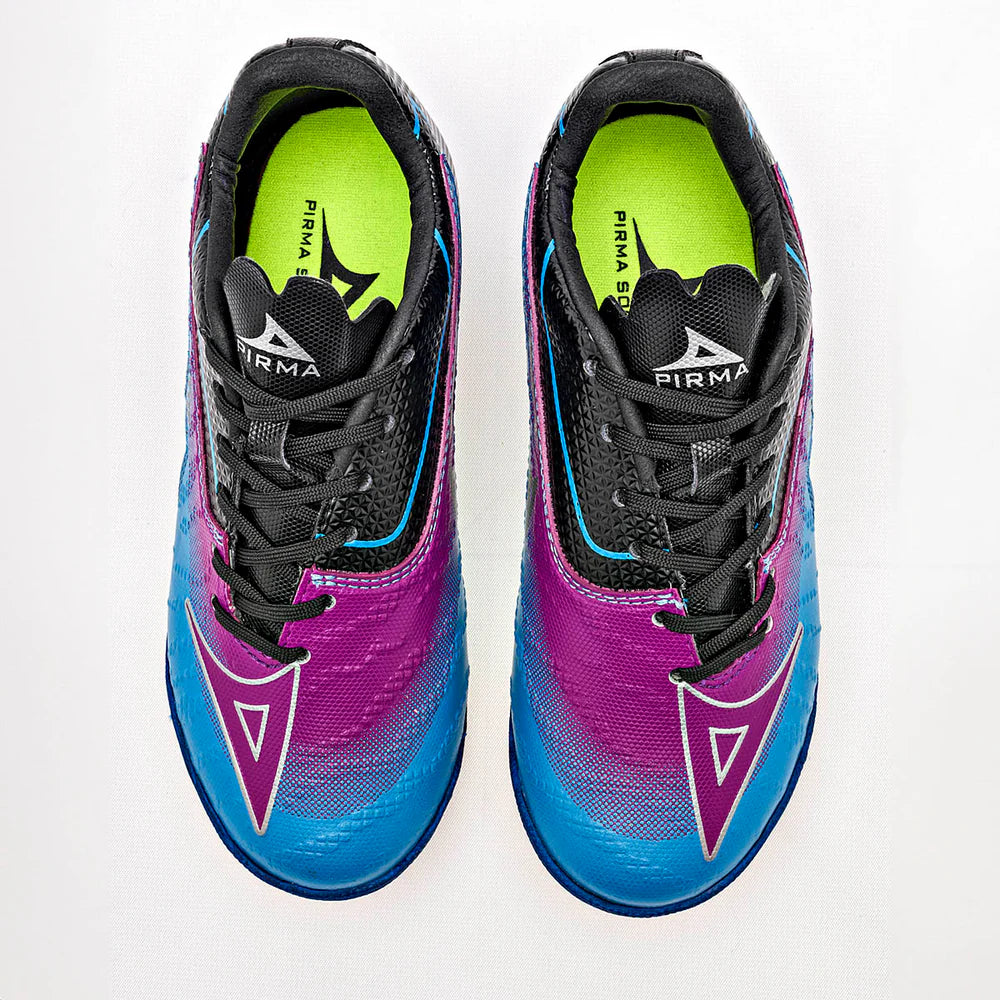 TENIS DE FUTBOL PIRMA AZUL/MENTA