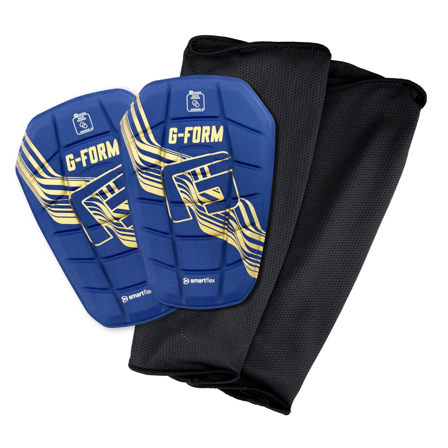 ESPINILLERAS PRO-S BLADE SHINGRD NOC-NAVY/GOLD/BLK