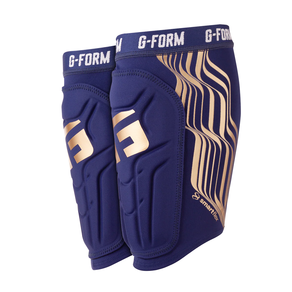ESPINILLERAS YOUTH V2 SHINGUARD NOC-NAVY/GOLD
