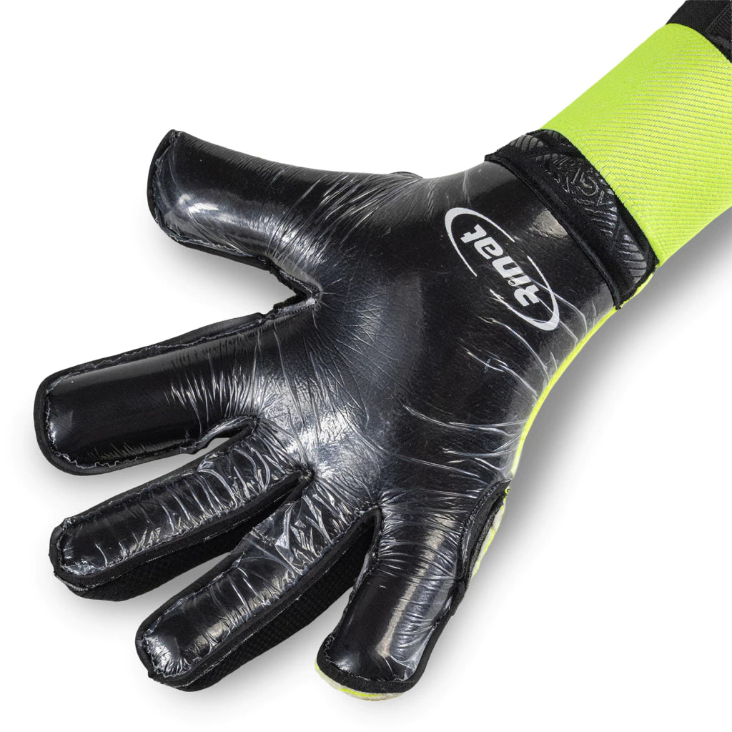 GUANTES DE PORTERO RINAT ACV1 PRO AMARILLO/NEGRO