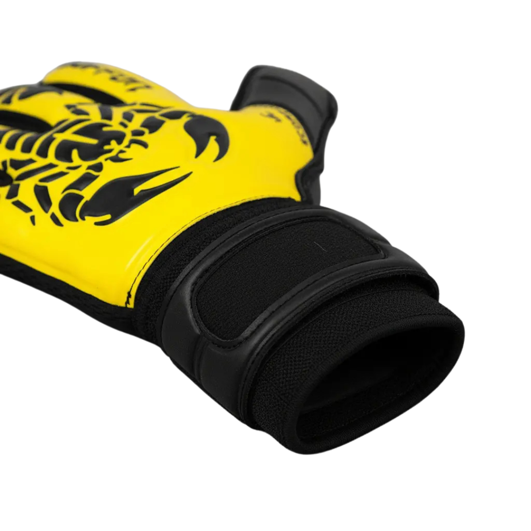 GUANTES DE PORTERO BUFFON PROTO ESCORPION AMARILLO/NEGRO/NEGRO