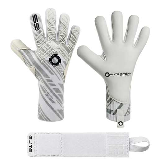 GUANTES DE PORTERO ELITE SPORT T1 WHITE