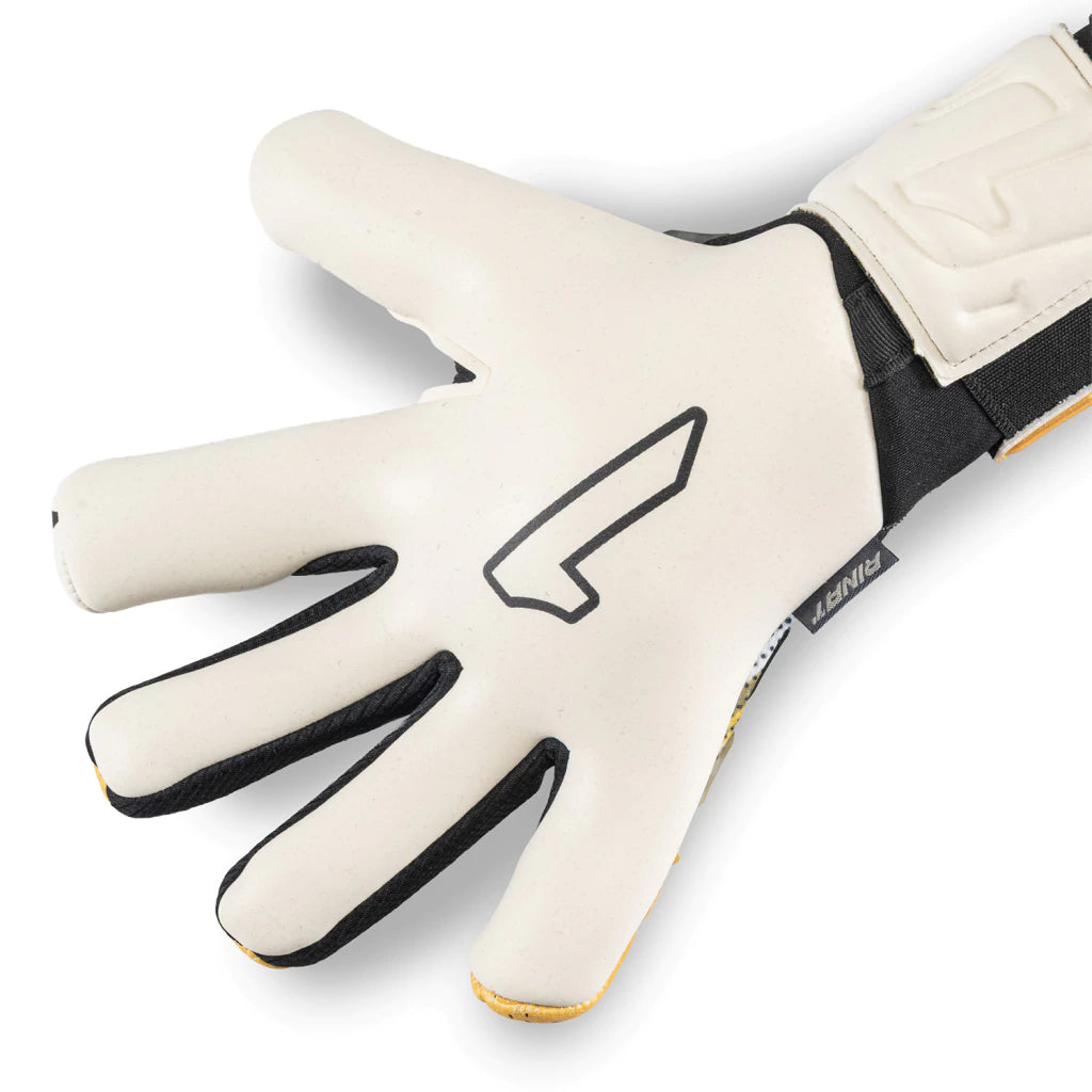 GUANTES DE PORTERO RINAT FIERA PRO BLANCO/ORO