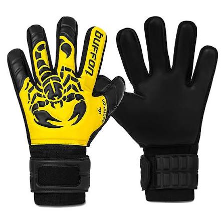 GUANTES DE PORTERO BUFFON ESCORPION AMARILLO/NEGRO/NEGRO