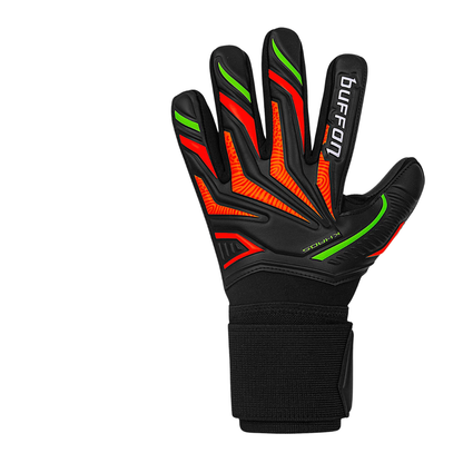 GUANTES DE PORTERO BUFFON PROTO KHAOS NEGRO/NARANJA/ROJO