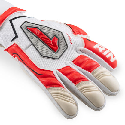 GUANTES DE PORTERO RINAT UNO PREMIERE PRO BLANCO/ROJO