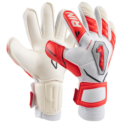 GUANTES DE PORTERO RINAT UNO PREMIERE PRO BLANCO/ROJO
