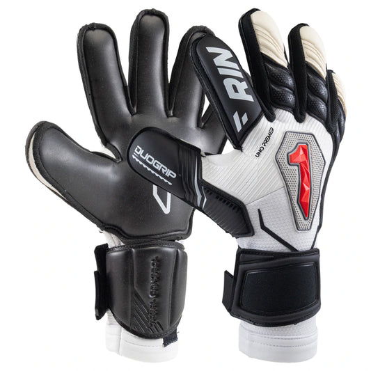 GUANTES DE PORTERO RINAT UNO PREMIERE PRO NEGRO/BLANCO/ROJO